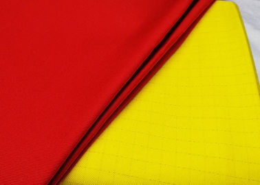 C60% T40%  Grid Thick Full Line CARDS Anti Static Fabric With Stripe Carbon Fiber For Workwear