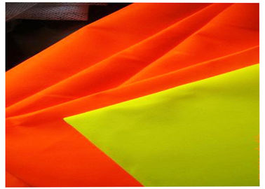 High Visibility Fluorescent Fabric Fireproof Fabric Materials Durable 380 Gsm