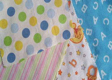Pure Cotton Flannel Fabric Printed Flannel Cartoon For Pyjamas With Waterproof