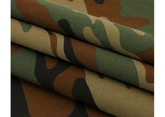 Garment Sportswear Brush Camouflage Print Fabric 100% cotton