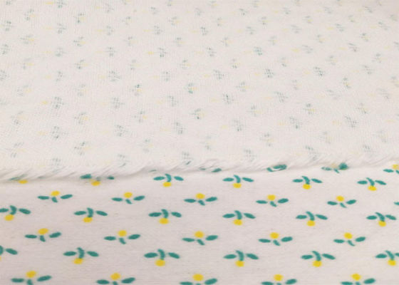 100% Cotton Flannel Fabric Pink Printed Width 43''/44''