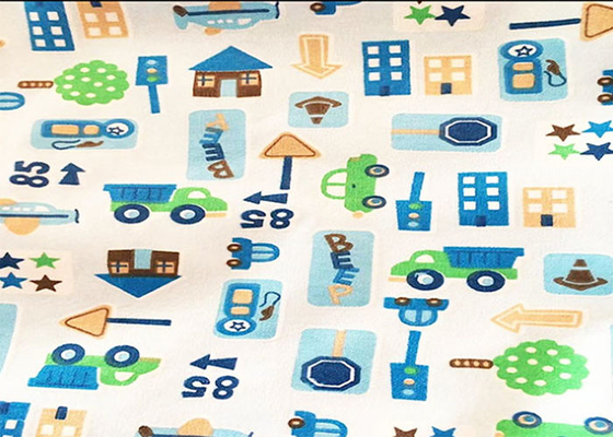 Softable And Comfortable Pattrens Cotton Flannel Fabric 21*10