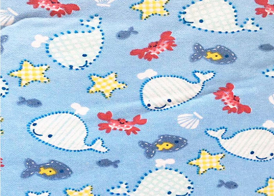 Woven Dye And Print Cotton Flannel Cloth Fabric For Home Textile