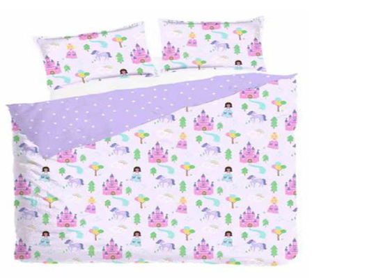 Woven Colorful Patterns All Cotton Flannel Fabric For Kids Cloth