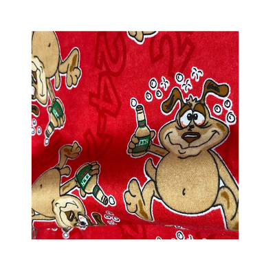 100 Cotton Cartoon Flannel Fabric For Pajamas Rotary Screen Printing