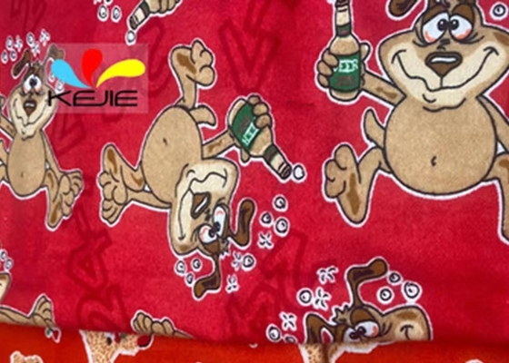 Baby Printed Pattern Cotton Flannel Cloth Colorful 150gsm 21*10