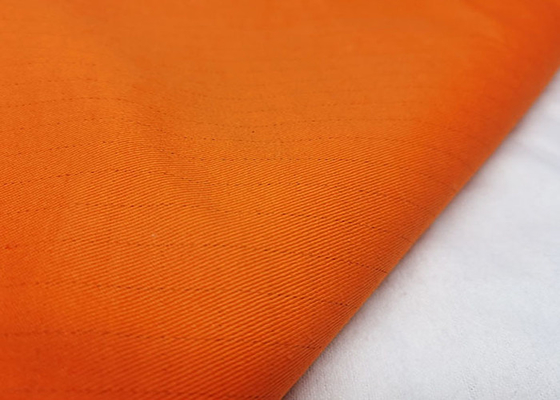 Wear Resisting Orange Anti Static Fire Retardant Fabric  260gsm