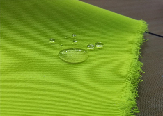 perspirant Flourescent Yellow Water Resistant Fabric Sanitation Workers Tooling Fabric