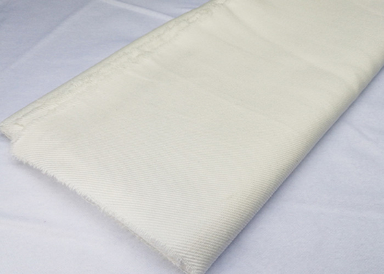 Plain Dyed 270GSM White Flame Resistant Cotton Fabric For Industry