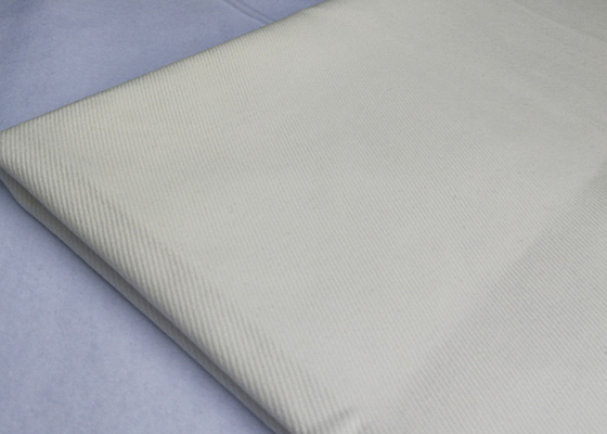 Plain Dyed 270GSM White Flame Resistant Cotton Fabric For Industry