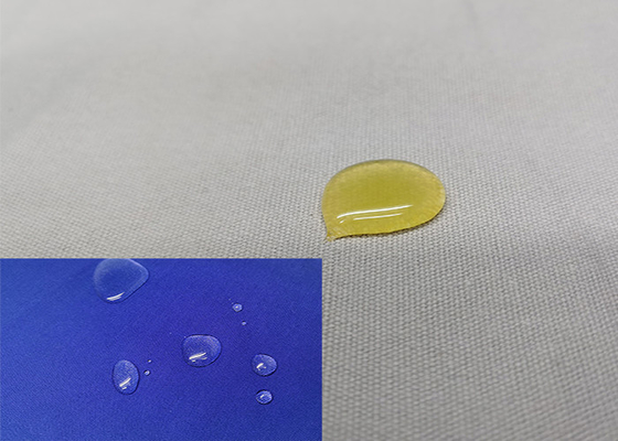 Blue white twill Water Resistant Fabric 240GSM Oil Water Stain Repellent Fabric