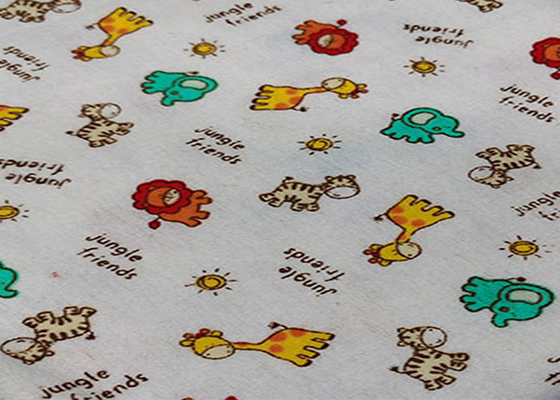 150-200g/m2 Flannel Cotton Fabric Print Cloth 100% Cotton Accept Customization