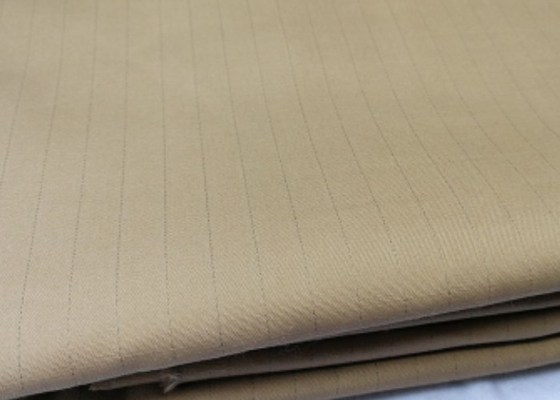 58inch Brown Fire Retardant Fabric Fire Suit  Anti Static Clothing Material 260gsm