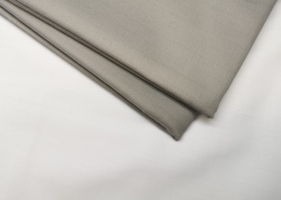 150cm Gray Uniform Conductive Anti Static Fabric For Workwear Fire Retardant