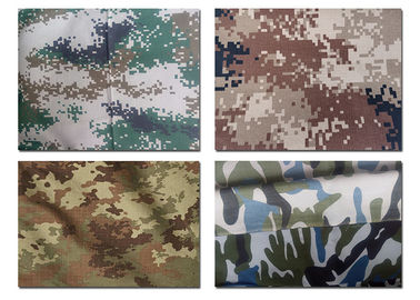 T/C 80/20 Woven Rip-stop Camouflage Fabric For Military Uniform  Support to customize samples