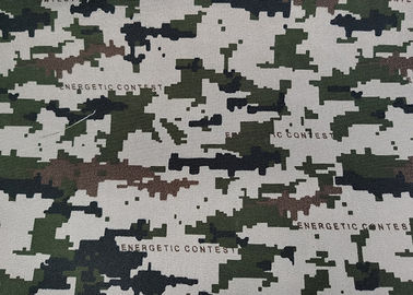 CVC50/50 Woven Rip-stop Camouflage Fabric For Military Uniform