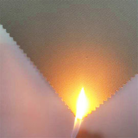 Breathable Durability Flame Retardant Fabric Satin Twill Type Green Color