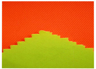 High Visibility Fluorescent Fabric Fireproof Fabric Materials Durable 380 Gsm