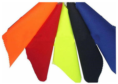 100% Cotton Fireproof Fabric Fluorescent Plain Style Anti Static For Workear