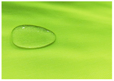 Fluorescent Water Proof Fabric Non Flammable Materials Fabric Twill Style