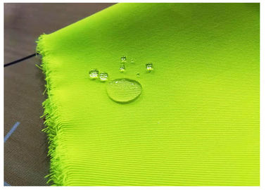 Comfortable Fluorescent Yellow Fabric Water Proof Woven Technic For Uniform