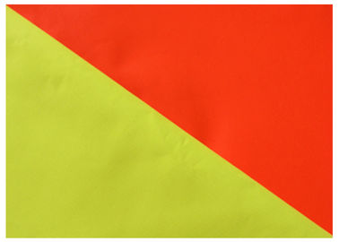 Twill Fluorescent Fabric Waterproof Clothing Fabric Acid Proof For Cloth