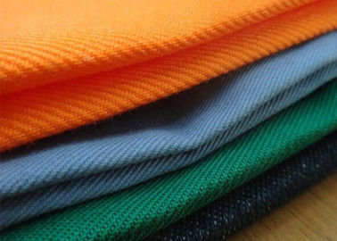 Woven Cotton Fire Retardant Fabric Oli Proof Finish Twill Style For Bag Luggage