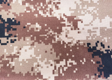 High Color Fastness Camouflage Cloth Tear Resistant Odor Free 21X21 Yarn Count