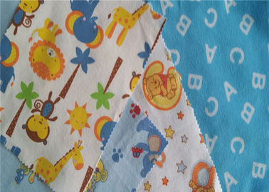 Twill Lightweight Flannel Fabric Baby Bedding Fabric Printed Cotton Flannel