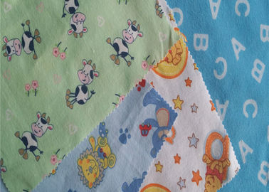 Twill Lightweight Flannel Fabric Baby Bedding Fabric Printed Cotton Flannel