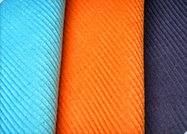 Breathable Cotton Corduroy Fabric 8 Wale Waterproof Shrink Resistant 280 GSM