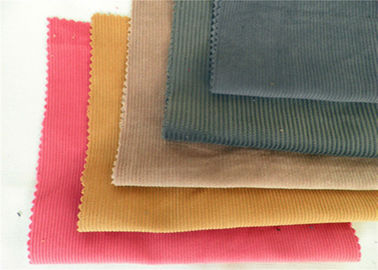 Oil Repellent Corduroy Velvet Upholstery Fabric 14 Wale Comfortable Hand Feel