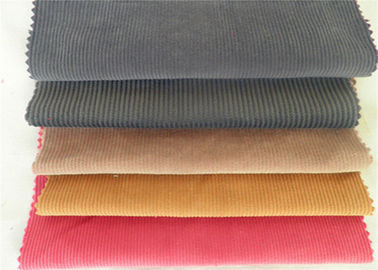 Oil Repellent Corduroy Velvet Upholstery Fabric 14 Wale Comfortable Hand Feel