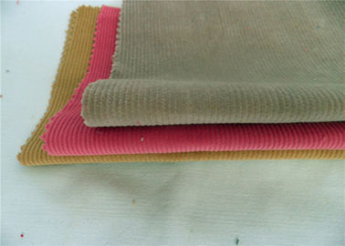 16 Wale Stretch Corduroy Fabric Flame Retardant Printed Combed Yarn Type