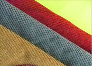 Soft Comfortable Cotton Corduroy Fabric Anti Water Tear Resistant For Garment