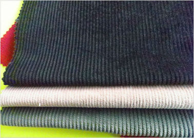 Anti Oil Black Corduroy Material Plain Dyed , Children's Corduroy Fabric