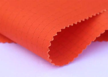 Yarn Dyed Esd Clothing Material 5mm Grid Cloth For Industry Wokerwear