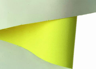 100% Polyester Waterproof Cloth Material Oil Repellent 300D Fluorescent Yellow Fabric