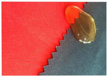 Eco Red Color Woven Water Resistant Material With Three Proof Finishing