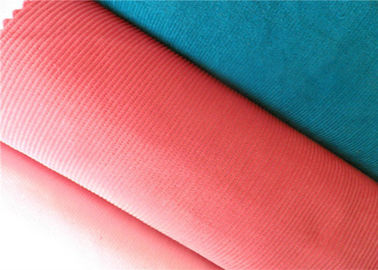 8w Cotton Corduroy Fabric For Clothes , Plain Dyed Organic Corduroy Fabric