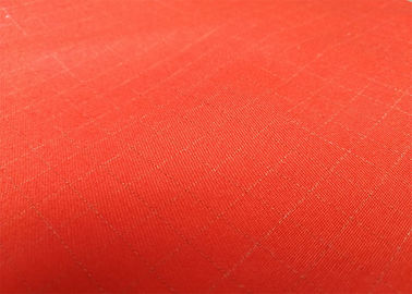 100 Cotton Suit Fabric Ordinary Textiles Overall Workwear Fabric Red Color