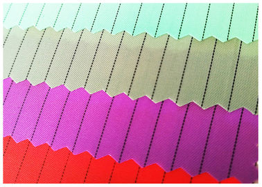 100% Polyester Vertical Stripe Anti-Static And Waterproof Oilproof For Garment
