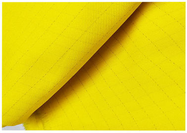 Twill 100% Cotton Orange Color Anti Static Fabric Breathable And Comfortable