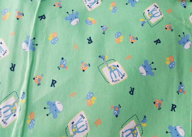 Dyed And Printing Organic Flannel Fabric For Baby Clothing Twill Style