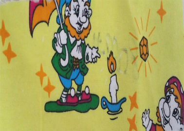 Printing Cotton Flannel Cloth For Baby Garment , Cotton Flannel Fabric