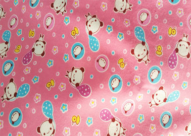 Printing Cotton Flannel Cloth For Baby Garment , Cotton Flannel Fabric