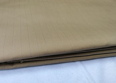 Cotton Woven Anti Static Flame Retardant Fabric Yard Anti Fire Cloth In Grey