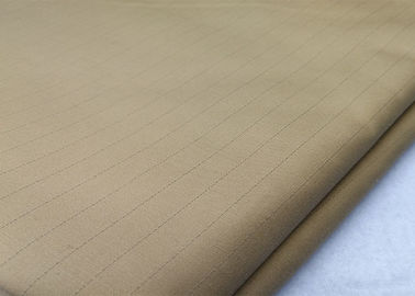 Cotton Woven Anti Static Flame Retardant Fabric Yard Anti Fire Cloth In Grey