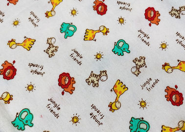 Waterproof Fresh And Lovely 160gsm Organic Flannel Fabric