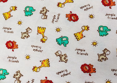 Colorful Printed Baby Reactive Mickey Mouse Flannel Fabric